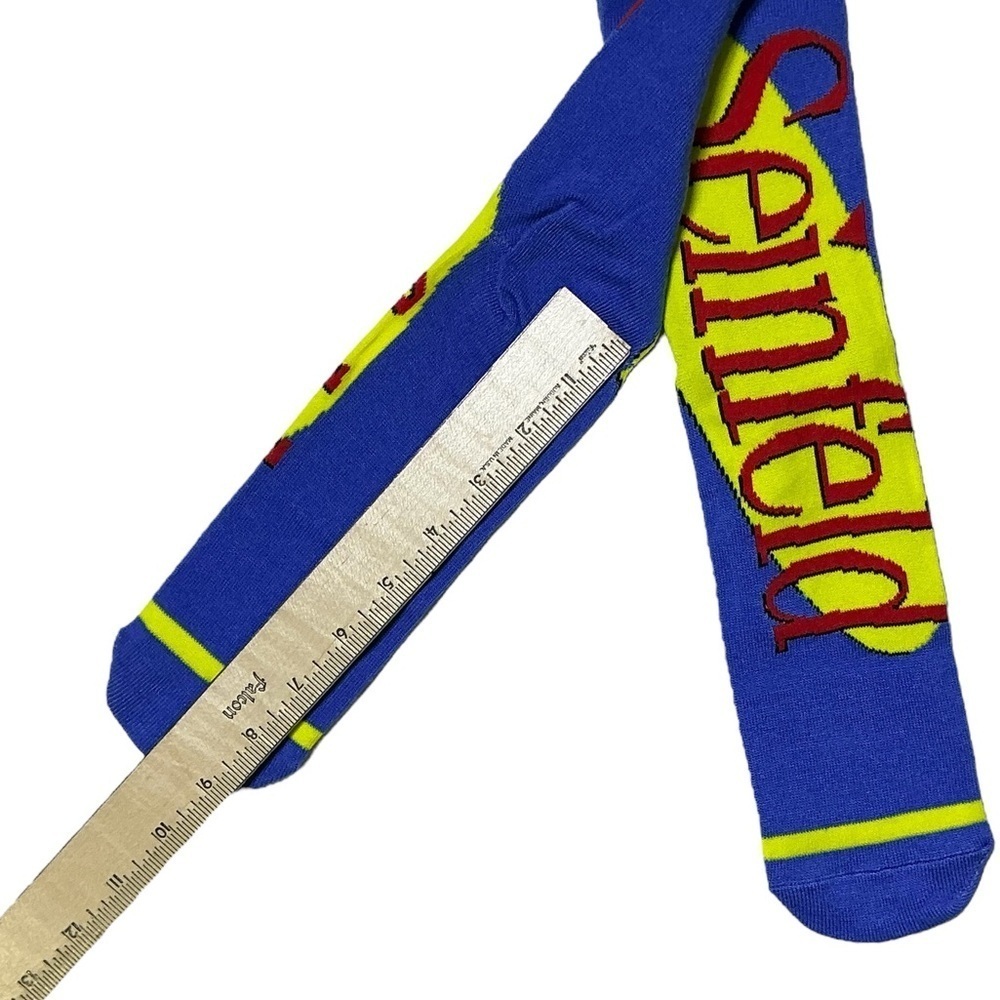 Seinfeld Novelty Crew Socks Nostalgic TV Show Unisex Women 7-13 Men 6-12 New NWT - Picture 5 of 16